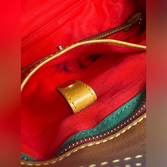 Dooney & Bourke Vintage Florentine Medium Tassel Pocket Satchel Two-Way Bag - Picture 12 of 15